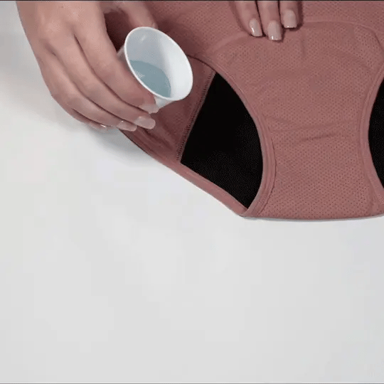 Huggster Brief | 100% a prueba de fugas, día y noche | Negro | Bragas menstruales