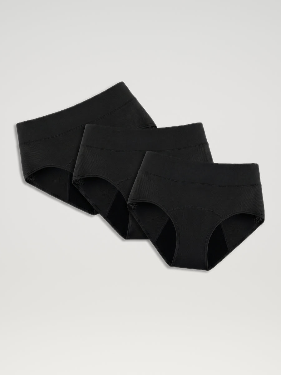 Huggster Brief | Pack de 3 | Extra Heavy | Negro
