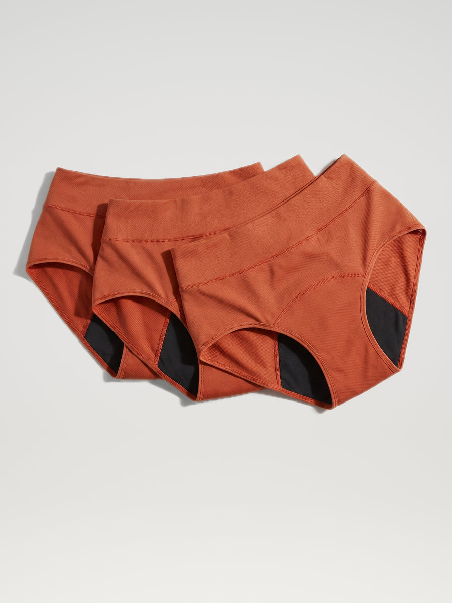 Huggster Brief | Pack de 3 | Extra Heavy | Naranja