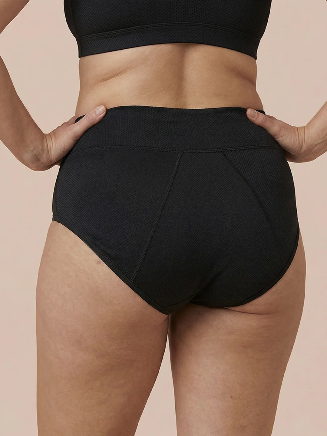 Classic Brief | 100% a prueba de fugas, día y noche | Negro | Bragas menstruales