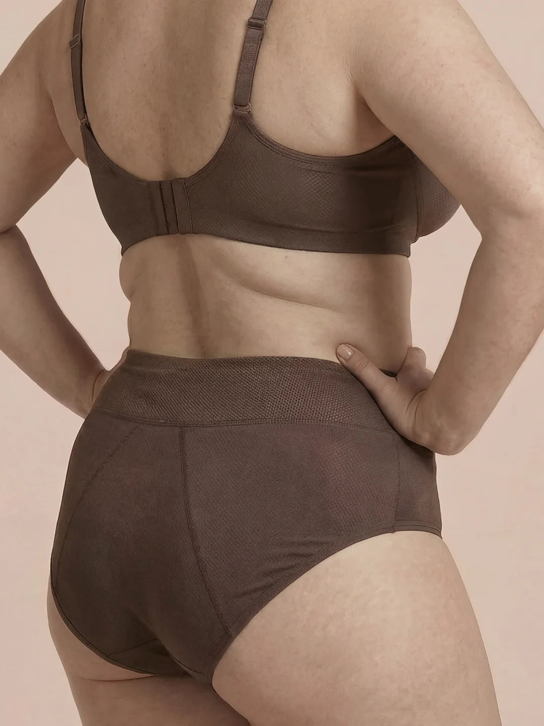 Classic Brief | 100% a prueba de fugas, día y noche | Marrón | Bragas menstruales