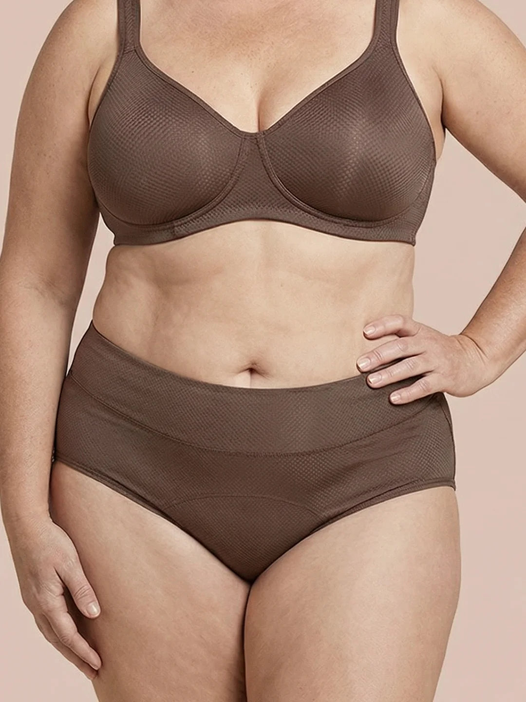 Classic Brief | 100% a prueba de fugas, día y noche | Marrón | Bragas menstruales