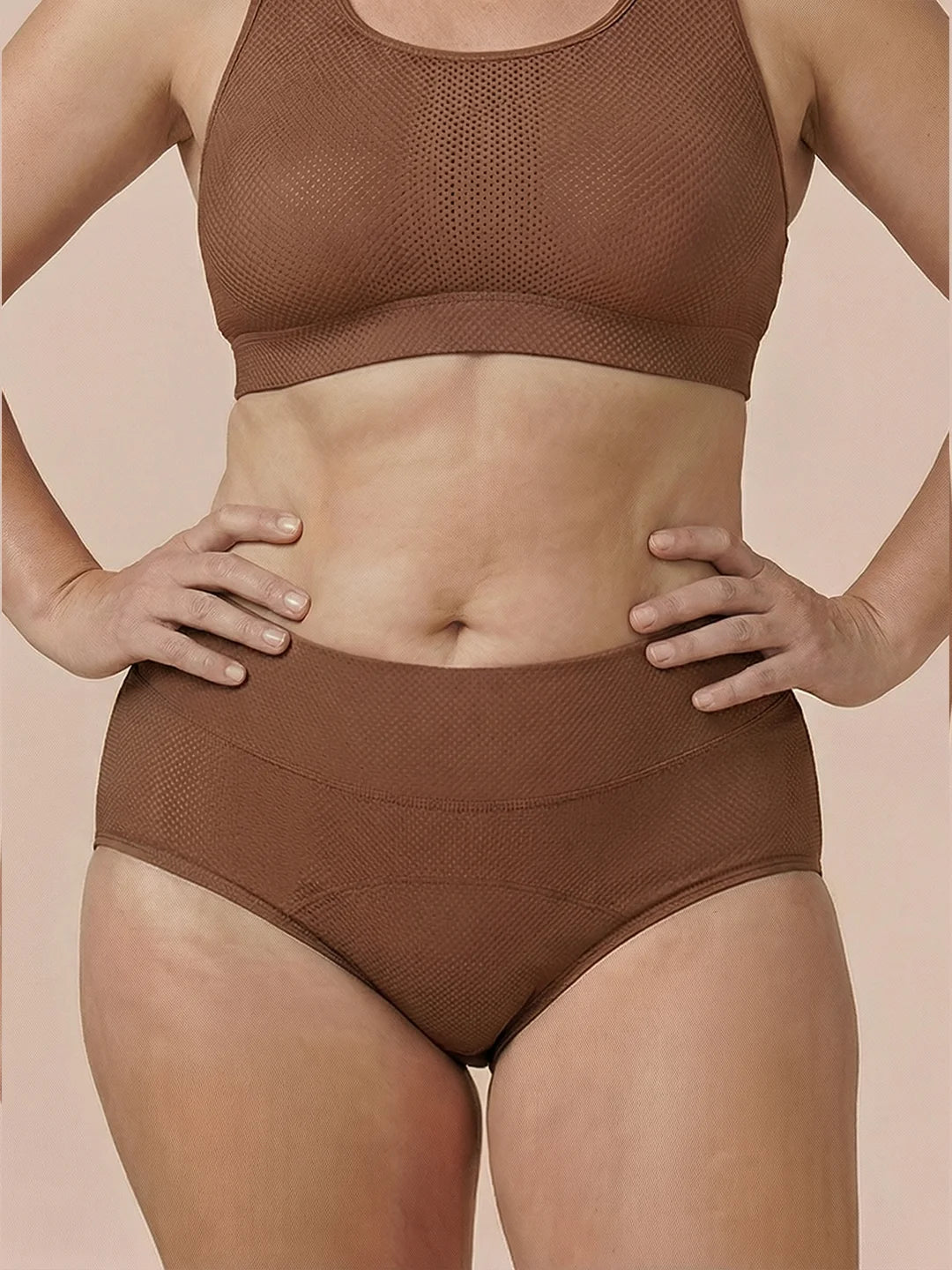 Classic Brief | 100% a prueba de fugas, día y noche | Caramelo | Bragas menstruales