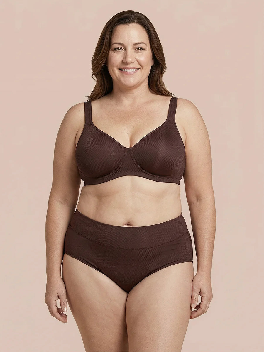 Classic Brief | 100% a prueba de fugas, día y noche | Chocolate | Bragas menstruales