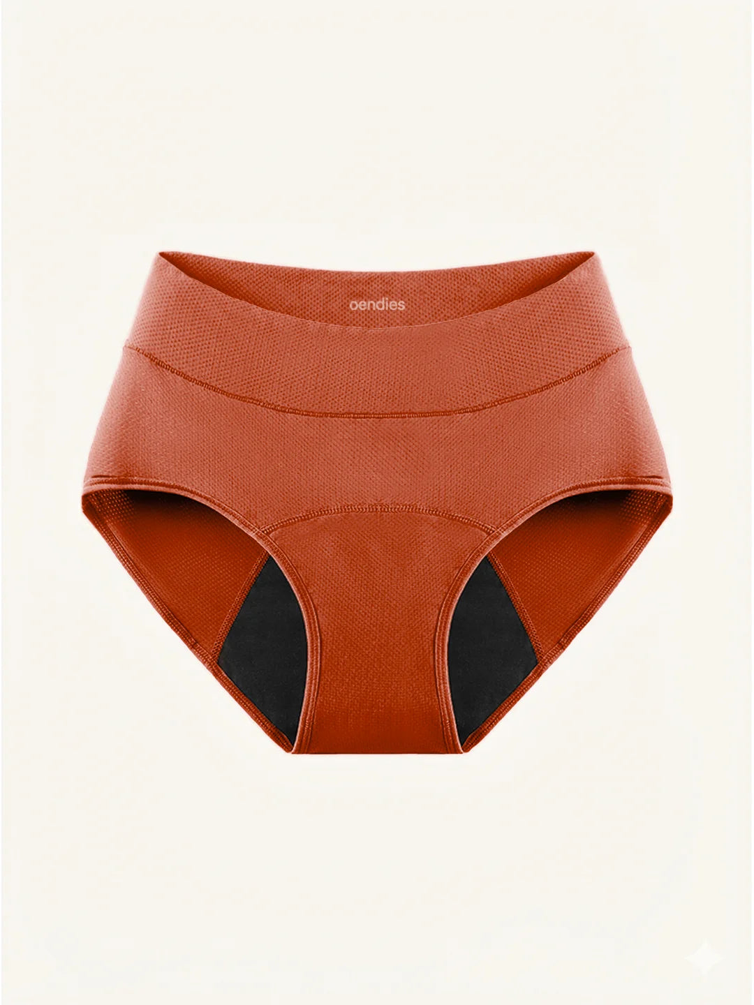 Huggster Brief | 100% a prueba de fugas, día y noche | Naranja | Bragas menstruales