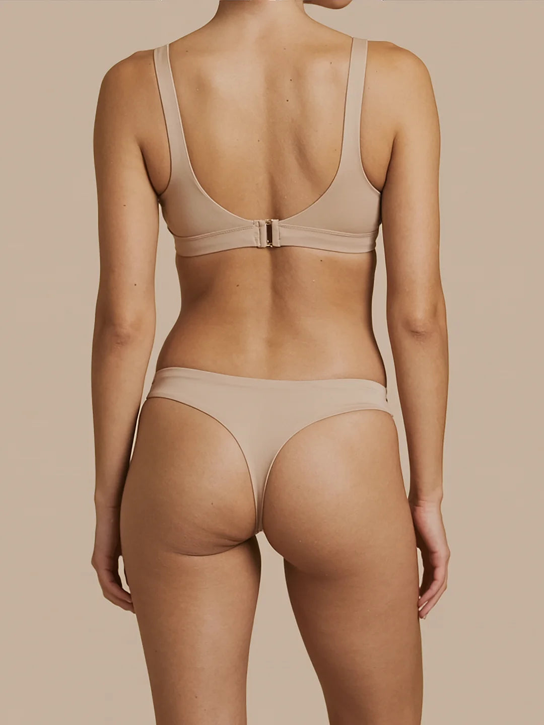 Brazilian sin costuras | Ultra suave y sin costuras | 100% a prueba de fugas | Apricot | Bragas menstruales