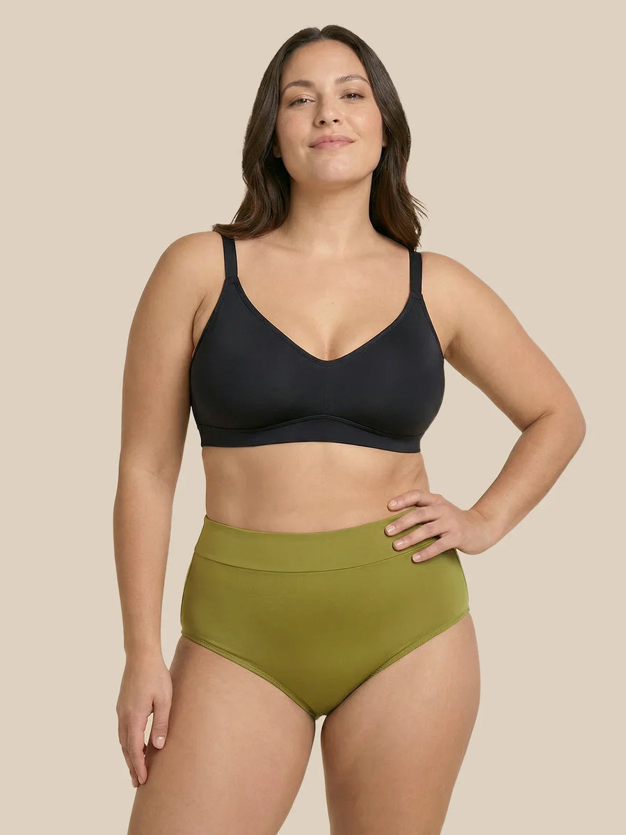 Carta de natación sobre la menstruación | Extra intenso | 100% a prueba de fugas | Verde