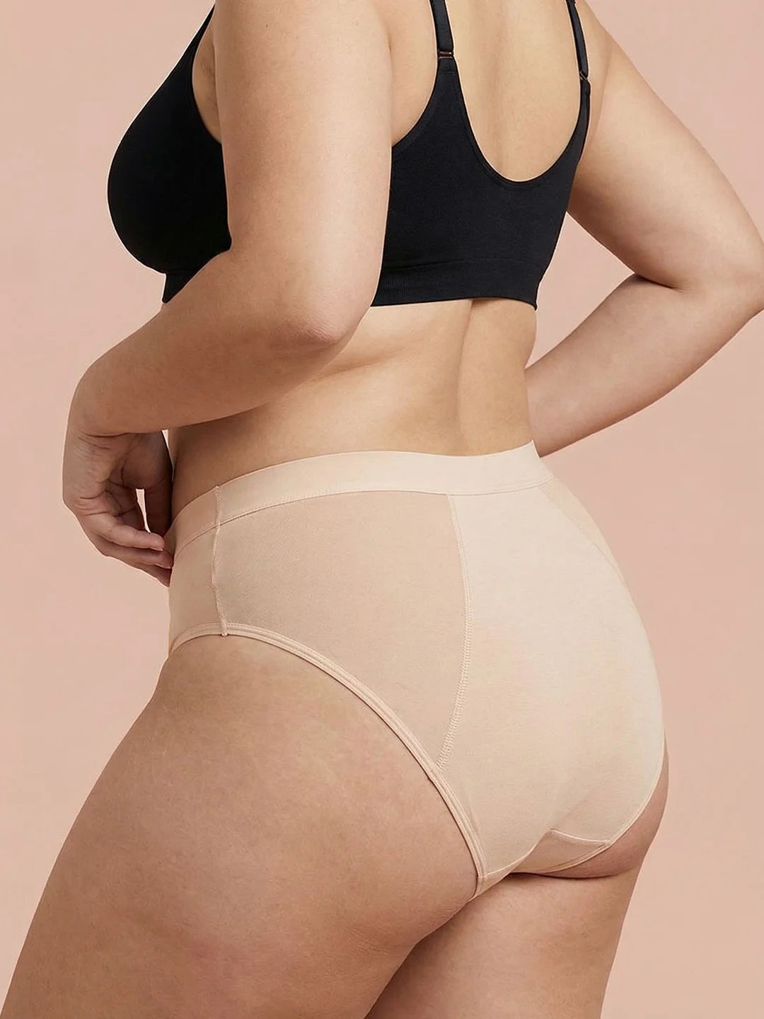 Invisible Hugger | 100% a prueba de fugas, día y noche | Albaricoque | Bragas menstruales