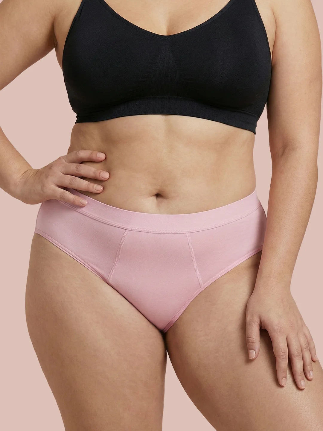 Invisible Hugger | 100% a prueba de fugas, día y noche | Rosa | Bragas menstruales