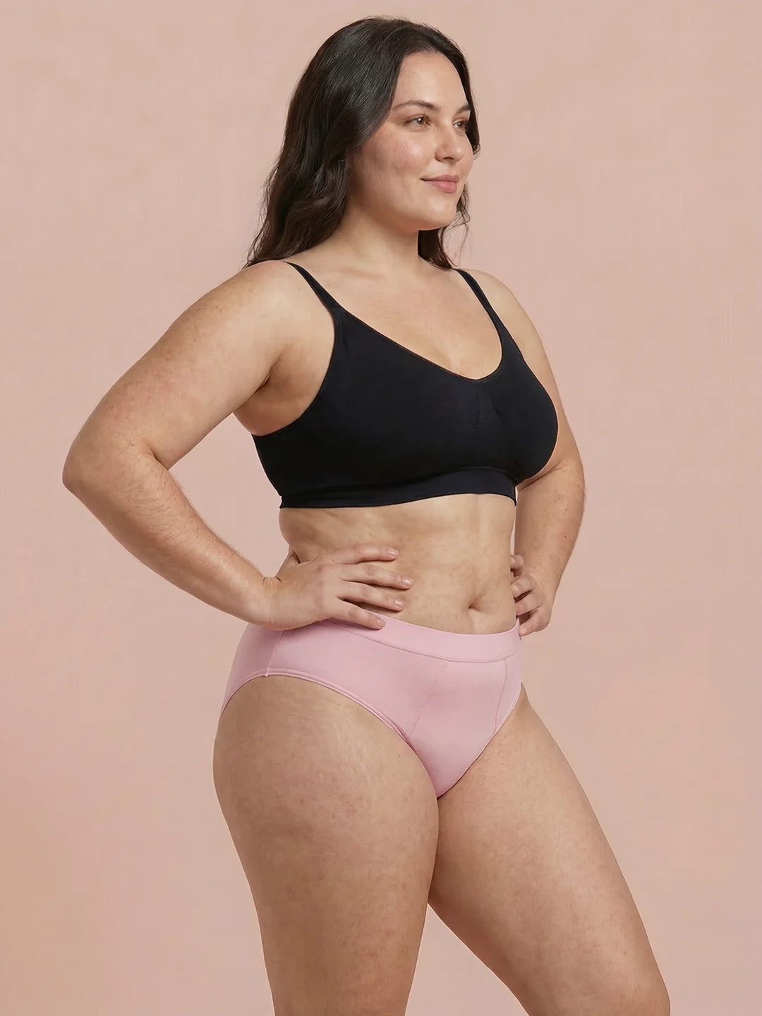 Invisible Hugger | 100% a prueba de fugas, día y noche | Rosa | Bragas menstruales