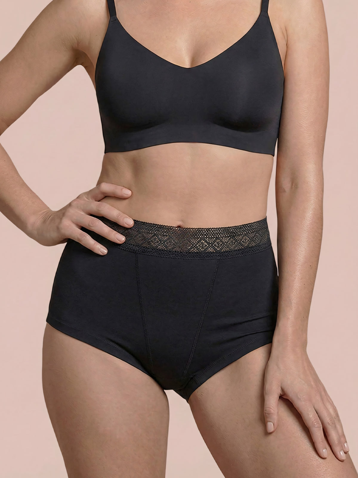 Boyfriend Brief 2.0 | 100% a prueba de fugas, día y noche | Negro