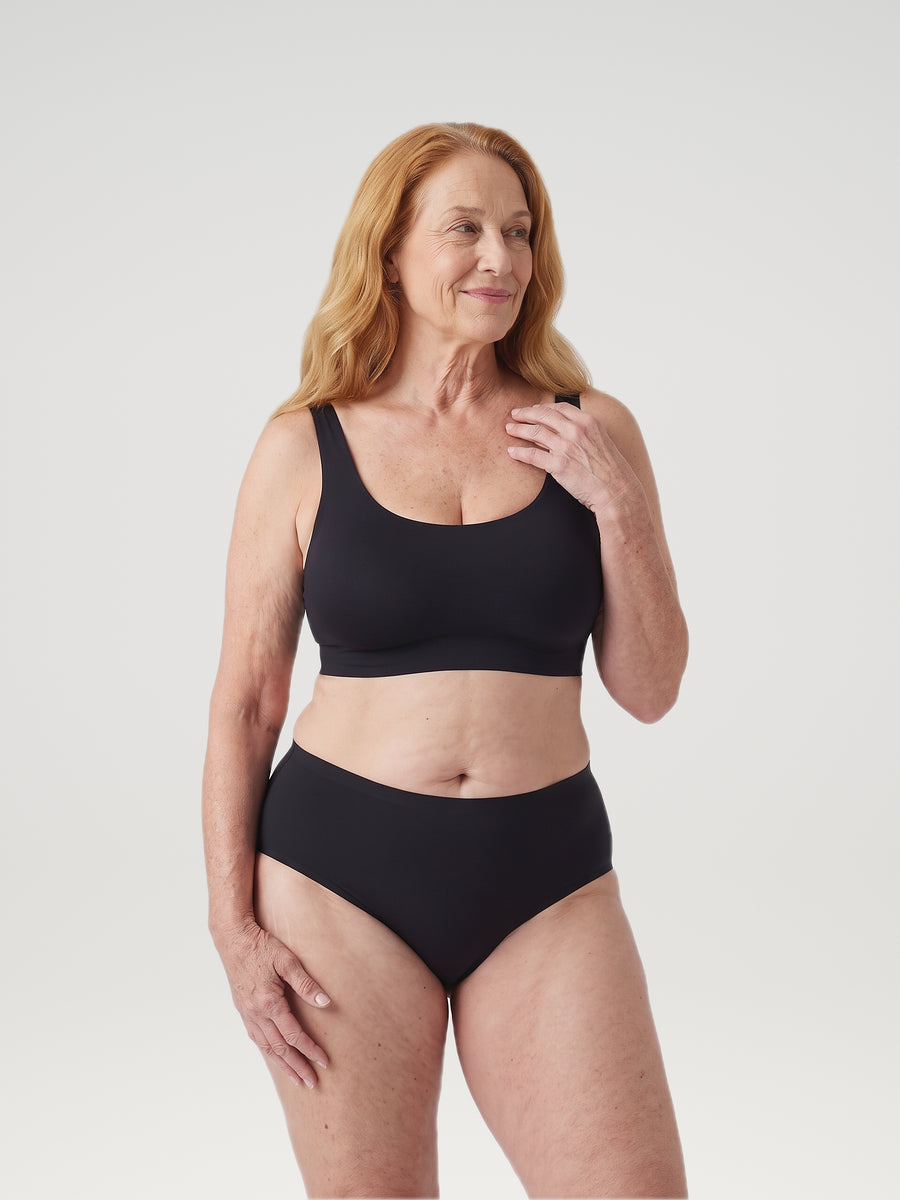 High Waist Brief | Extra Heavy | Negro