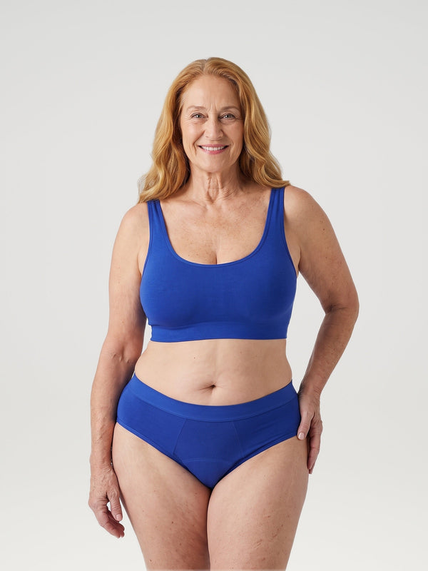Sin costuras Brief | Regular | Azul