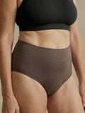 Huggster Brief | 100% a prueba de fugas, día y noche | Negro | Bragas menstruales