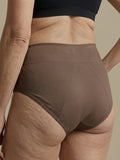 Huggster Brief | 100% a prueba de fugas, día y noche | Negro | Bragas menstruales