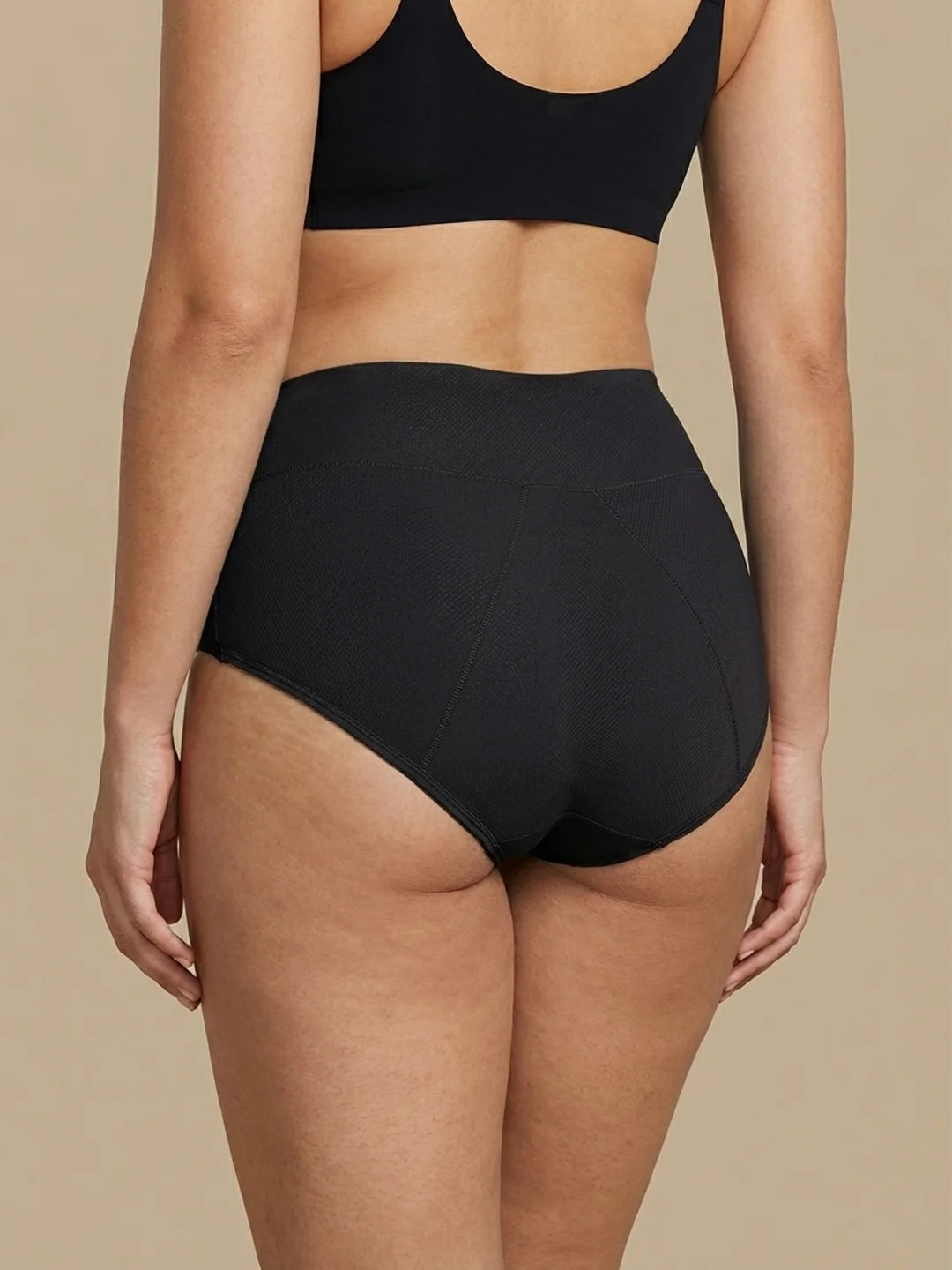 Huggster Brief | Bundel van 3 | Hevig Urineverlies | 100% lekvrij, dag & nacht | Zwart