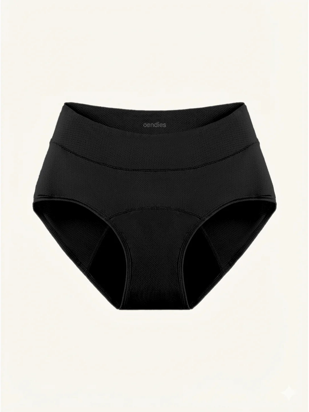 Huggster Brief | Paquete de 10 | Pérdida de orina abundante | 100% a prueba de fugas, día y noche | Negro
