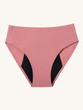 High Waist Brief | Pérdida de orina abundante | Ultra suave y sin costuras | 100% a prueba de fugas y Algodón Orgánico | Rosa