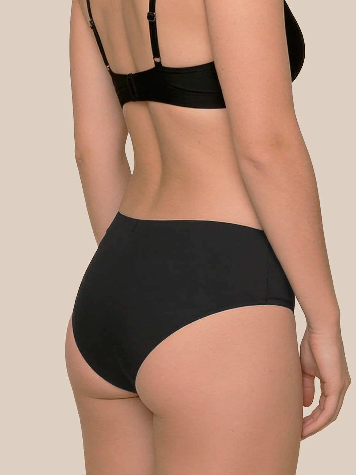 Menstruación Natación Carta Adolescentes | Extra intenso | 100% a prueba de fugas | Negro