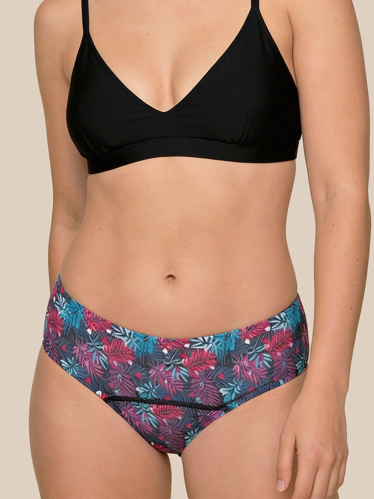 Menstruación Natación Carta Adolescentes | Extra intenso | 100% a prueba de fugas | Floral