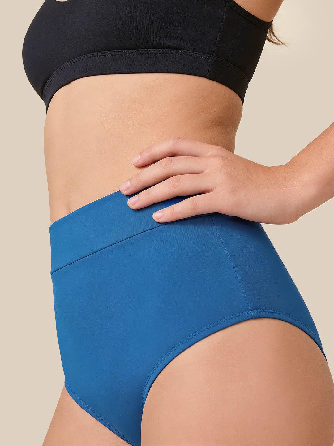 Menstruación Natación Carta Adolescentes | Extra intenso | 100% a prueba de fugas | Azul