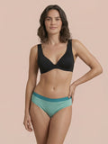 Hipster Brief | 100% a prueba de fugas, día y noche | Menta | Bragas menstruales