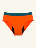 Hipster Brief | 100% a prueba de fugas, día y noche | Naranja | Bragas menstruales