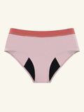 Hipster Brief | 100% a prueba de fugas, día y noche | Rosa | Bragas menstruales