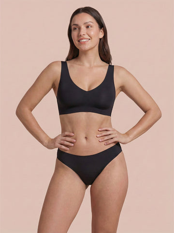 Classic 2.0 Brief | 100% a prueba de fugas, día y noche | Negro | Bragas menstruales