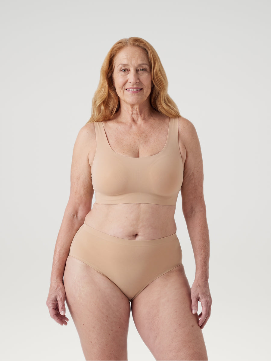 High Waist Brief | Extra Heavy | Albaricoque