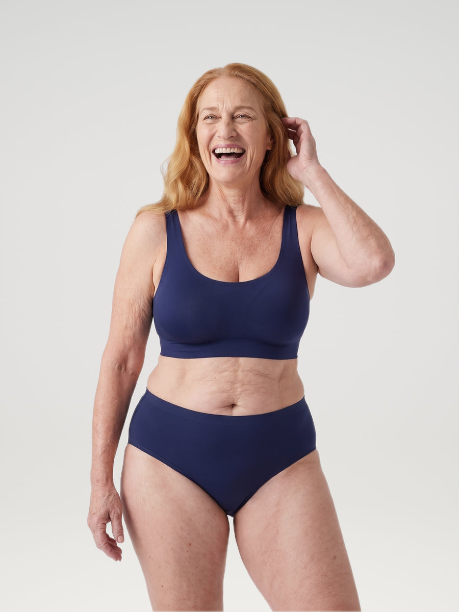 High Waist Brief | Extra Heavy | Azul