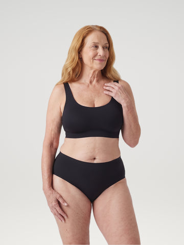 High Waist Brief | Extra Heavy | Negro