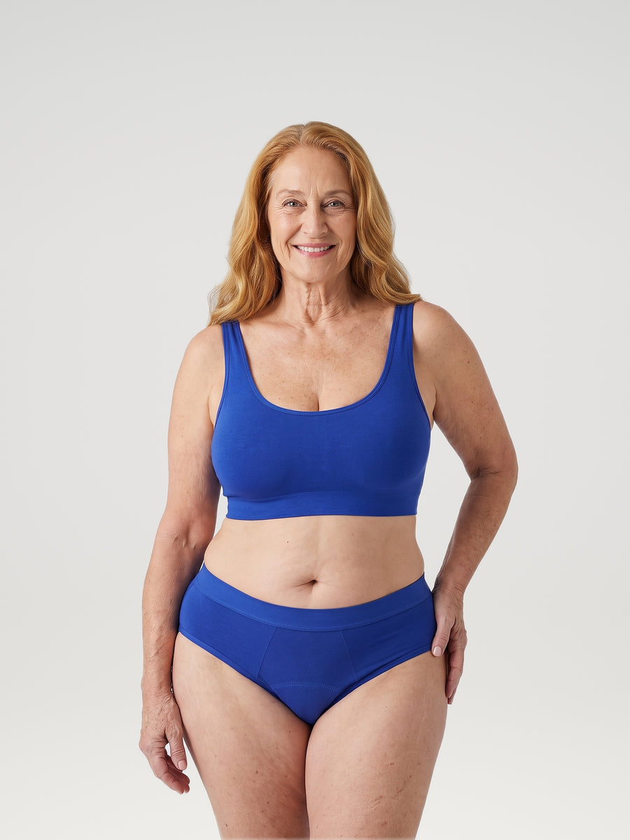 Sin costuras Brief | Regular | Azul